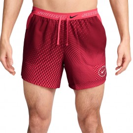 Nike Pantaloncini Running Stride 5" Unstp Fusion Red Uomo