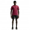 Nike T-shirt Running Miler Tough Rosso Mystic Dates Uomo