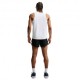 Nike Pantaloncini Running Af Stride 5" Nero Argento Uomo