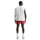 Nike Pantaloncini Running Miler 5" Df Rosso Grigio Uomo