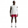 Nike Pantaloncini Running Miler 5" Df Rosso Grigio Uomo