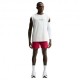 Nike Pantaloncini Running Miler 5" Df Rosso Grigio Uomo
