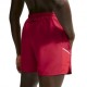 Nike Pantaloncini Running Miler 5" Df Rosso Grigio Uomo
