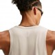 Nike Canotta Areo-Fit Stride Cream Ii Sail Argento Uomo