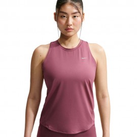 Nike Canotta Df Swift Standard Rosa Smoke Argento Donna