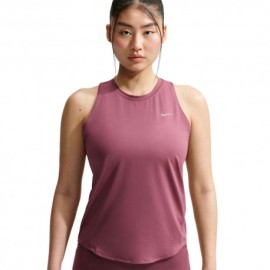 Nike Canotta Df Swift Standard Rosa Smoke Argento Donna