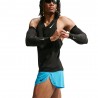 Nike Pantaloncini Running Aeroswift Adv 3"Azzurro Uomo