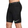Nike Pantaloncini Running Tight Stride Nero Verde Uomo