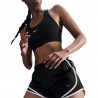 Nike Pantaloncini Running Tempo Run Nero Argento Donna