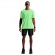Nike T-shirt Running Miler Illusion Verde Argento Uomo