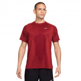 Nike Maglia Running Aero-Fit Stride Rosso Grigio Uomo