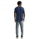 Nike T-shirt Running Miler Midnight Navy Argento Uomo