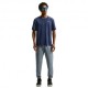 Nike T-shirt Running Miler Midnight Navy Argento Uomo