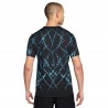 Nike Maglia Running Areo-Fit Adv Aop Nero Bianco Uomo
