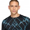 Nike Maglia Running Areo-Fit Adv Aop Nero Bianco Uomo