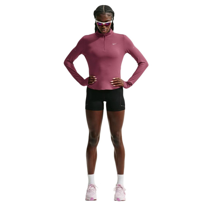 Nike T-Maglia Running Swift Rosa Smoke Argento Donna