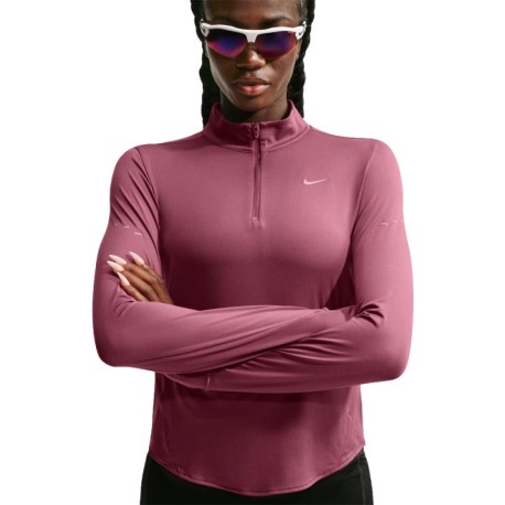 Nike T-Maglia Running Swift Rosa Smoke Argento Donna
