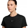 Nike T-shirt RunningAero-Fit Swift Nero Verde Donna