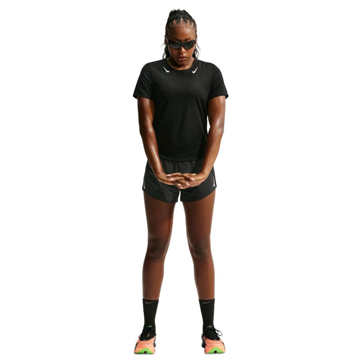 Nike Maglia Running Aeroswift Adv Nero Bianco Donna