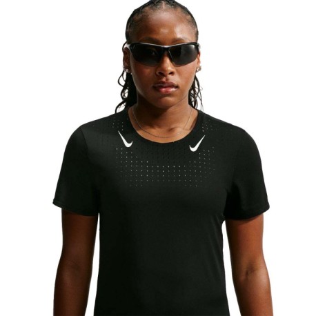Nike Maglia Running Aeroswift Adv Nero Bianco Donna