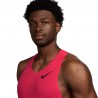 Nike Canotta Aeroswift Adv Fusion Rosso Nero Uomo