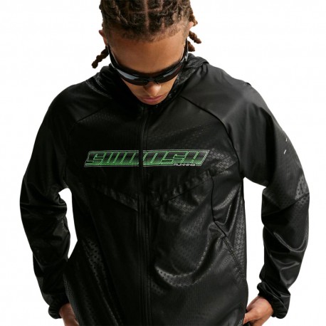 Nike Giacca Running Stride Uv Rpl Unstp Nero Uomo