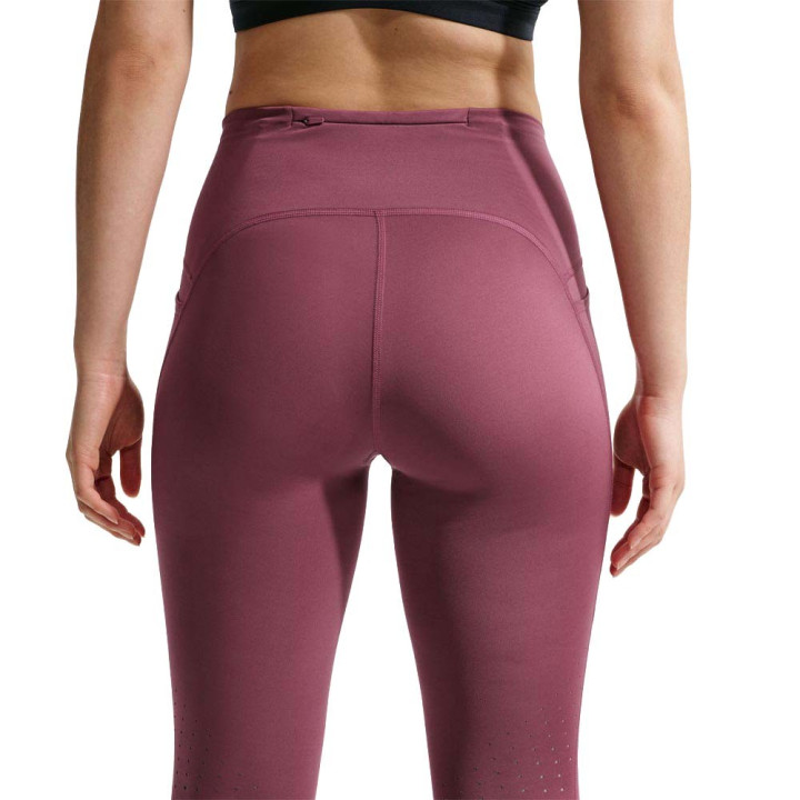 Nike Tight Df Swift 7 8 Rosa Smoke Argento Donna
