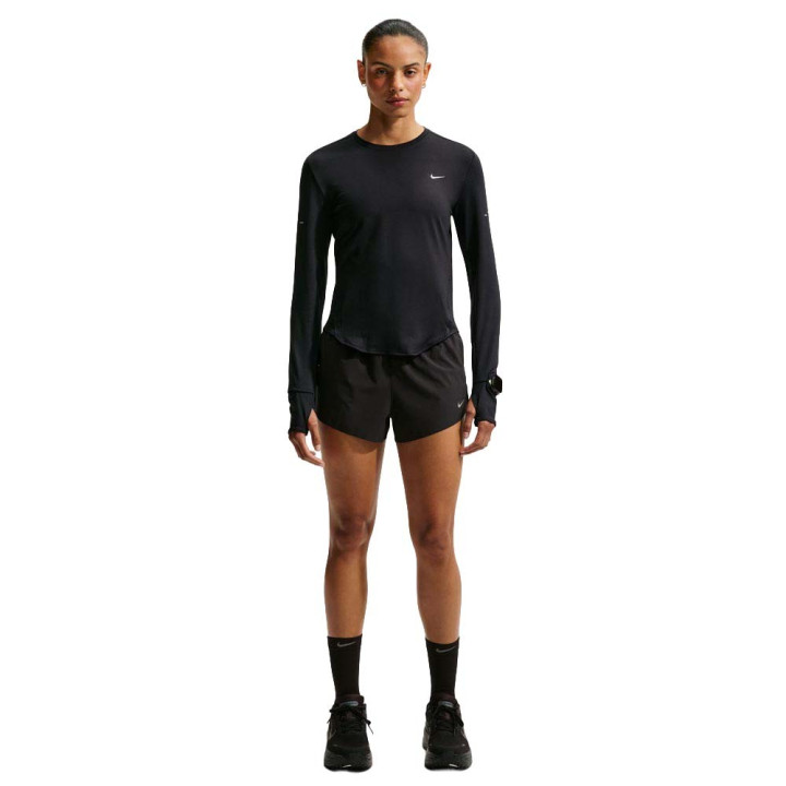 Nike Maglia Running Swift Run Nero Argento Donna