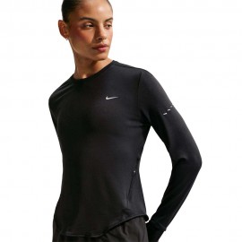 Nike Maglia Running Swift Run Nero Argento Donna