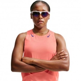 Nike Canotta Aeroswift Atomic Rosa Old Blu Donna