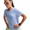 Nike T-shirt Running Swift Df Blu Argento Donna