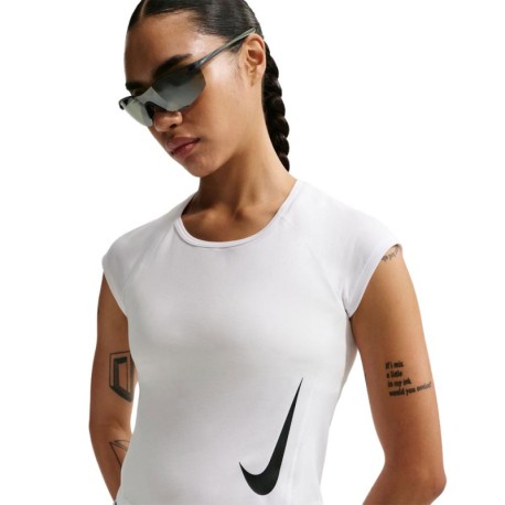 Nike T-shirt RunningSwoosh Run Rosa Rise Donna
