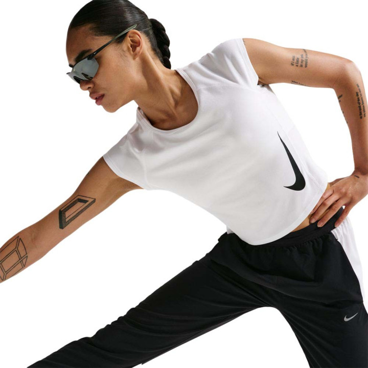 Nike T-shirt RunningSwoosh Run Rosa Rise Donna