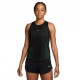 Nike Canotta Aero-Fit Swift Nero Verde Donna