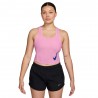 Nike Canotta Swoosh Run Rosa Rise Donna