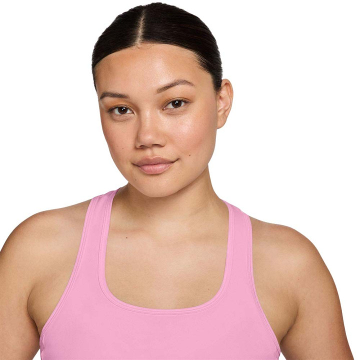 Nike Canotta Swoosh Run Rosa Rise Donna