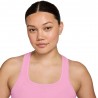 Nike Canotta Swoosh Run Rosa Rise Donna