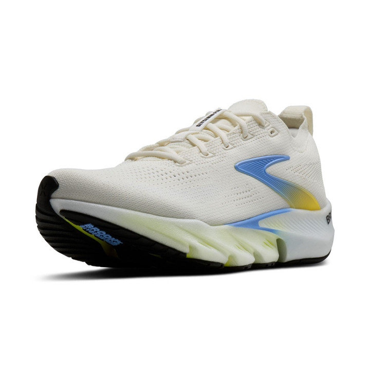 Brooks Glycerin Flex Bianco Cyber Giallo - Scarpe Running Uomo