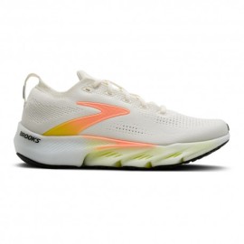 Brooks Glycerin Flex Bianco Peach - Scarpe Running Donna