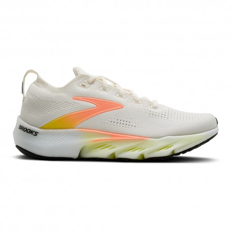 Brooks Glycerin Flex Bianco Peach - Scarpe Running Donna