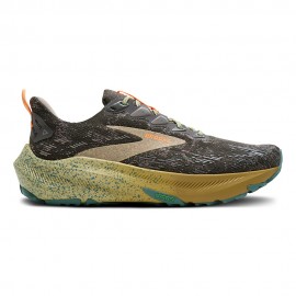 Brooks Ghost Trail Grigio Arancio Oroenmist - Scarpe Trail Running Donna