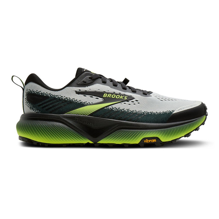 Brooks Cascadia 20 Grigio Nero Nightlife - Scarpe Trail Running Uomo