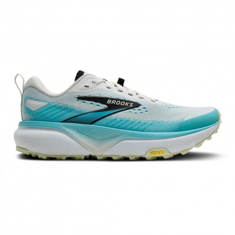 Brooks Cascadia 20 Bianco Blue Nero - Scarpe Trail Running Uomo