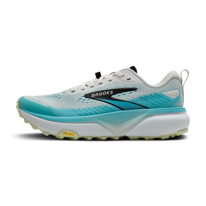 Brooks Cascadia 20 Bianco Blue Nero - Scarpe Trail Running Uomo
