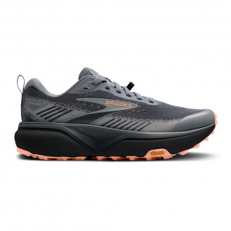 Brooks Cascadia 20 Grigio Grigio Peach - Scarpe Trail Running Donna