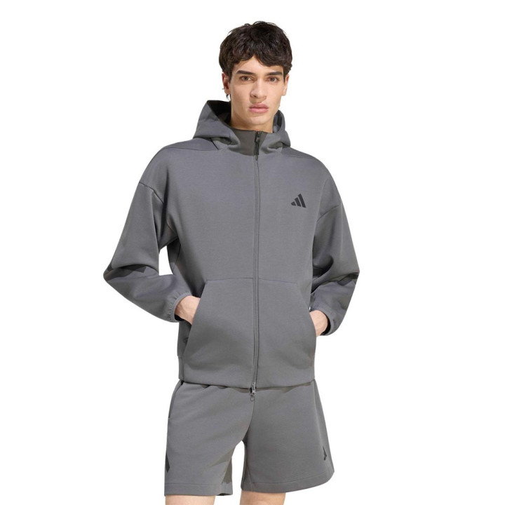 ADIDAS Z.N.E Felpa Palestra Full Zip Z.N.E Grigio Uomo