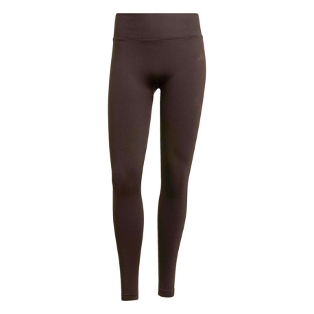 ADIDAS Leggings Palestra Tight Scrunch Marrone Donna