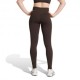 ADIDAS Leggings Palestra Tight Scrunch Marrone Donna