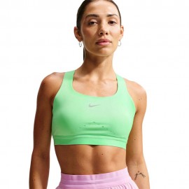 Nike Swift Reggiseno Sportivo Swift Verde Argento Donna