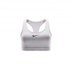 Nike Swoosh Reggiseno Sportivo Medium Support Bianco Donna